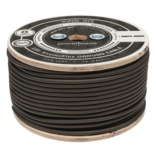 Powerbass XWS-8G 100% OFC 8 AWG Ground Wire 70 Metres