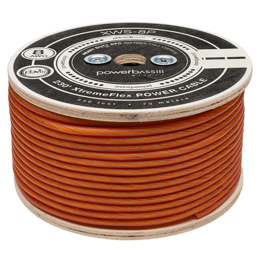 Powerbass XWS-8P 100% OFC 8 AWG Power Wire 70 Metres