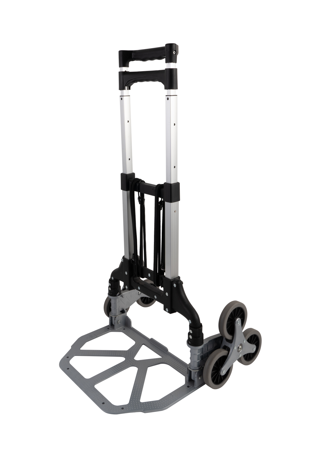 Kendo 90805 - Folding Stair Climber Sack Truck 80kg Aluminium Hand Trolley 50Kg Stairs