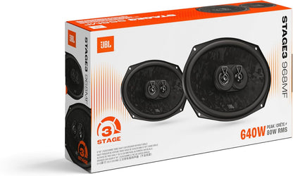 JBL STAGE3 968MF - Stage3 Gen2 6"X9" 3-Way Coaxial Speakers