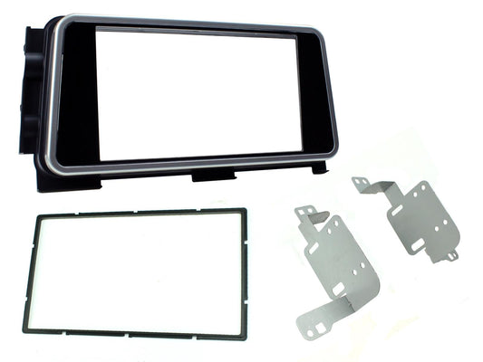 Connects2 CT23NS37 - Double DIN Fascia For Nissan Micra/Kicks (Gloss Black)