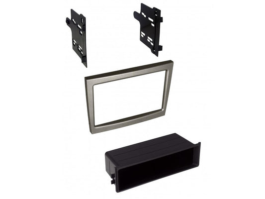 Connects2 CT24PO03 (DDPO03) - Porsche Double DIN Fascia For 997 (Silver)