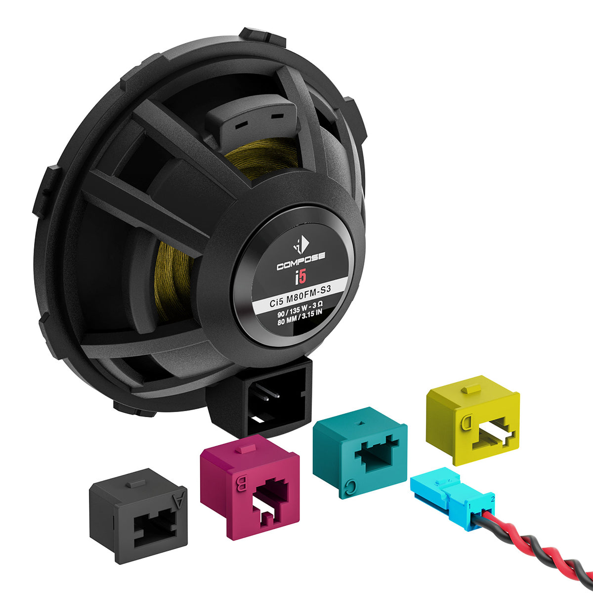 Helix Ci5 M80FM-S3 - Compose Series 3.15" Advanced Midrange Speaker