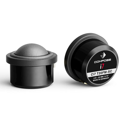 Helix Ci7 T20FM-SC - Compose Series 0.75" Silk Dome Tweeter