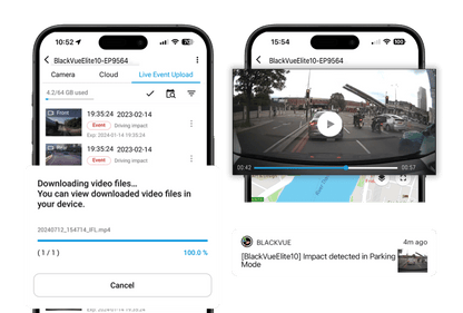 BlackVue ELITE 10 2CH Dash Camera with Dual 4K Ultra HD Recording (Front and Rear)