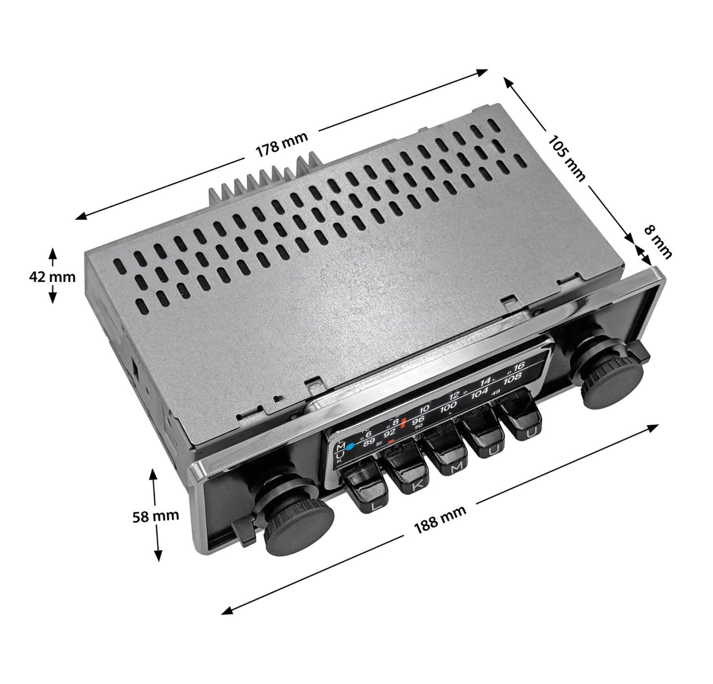 Blaupunkt Frankfurt Stereo - Retro Car Radio Bluetooth DAB USB Stereo