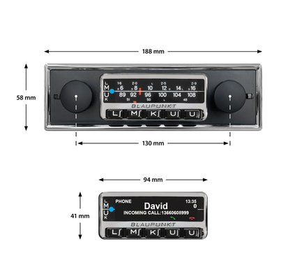 Blaupunkt Frankfurt Stereo - Retro Car Radio Bluetooth DAB USB Stereo