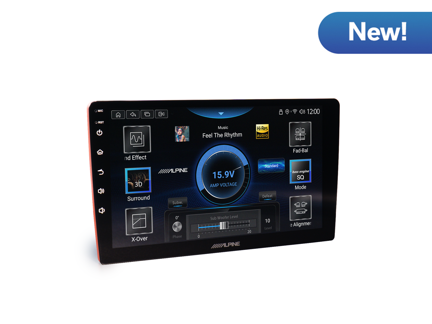 Alpine INE-AX809 - 9" Digital Multimedia Receiver Apple CarPlay Android Auto Hi-Res Audio playback Bluetooth USB & HDMI