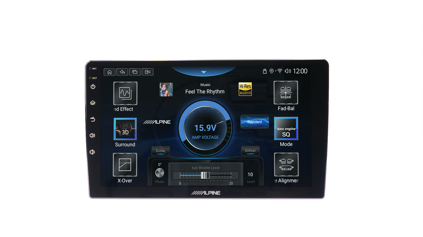 Alpine INE-AX809 - 9" Digital Multimedia Receiver Apple CarPlay Android Auto Hi-Res Audio playback Bluetooth USB & HDMI