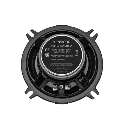 Kenwood KFC-S1357 5.25" (13cm) Coaxial Flush Mount Dual Cone Car Speaker System