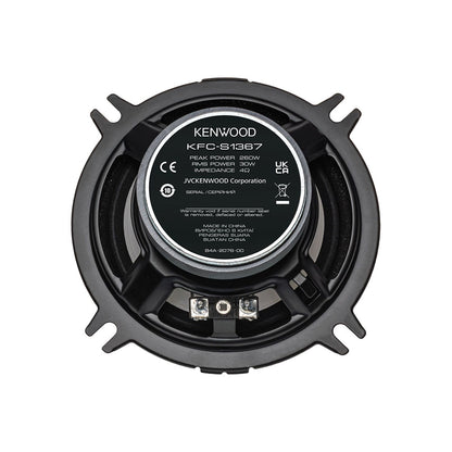 Kenwood KFC-S1367 5.25" (13cm) Coaxial Flush Mount 2 Way Speaker System