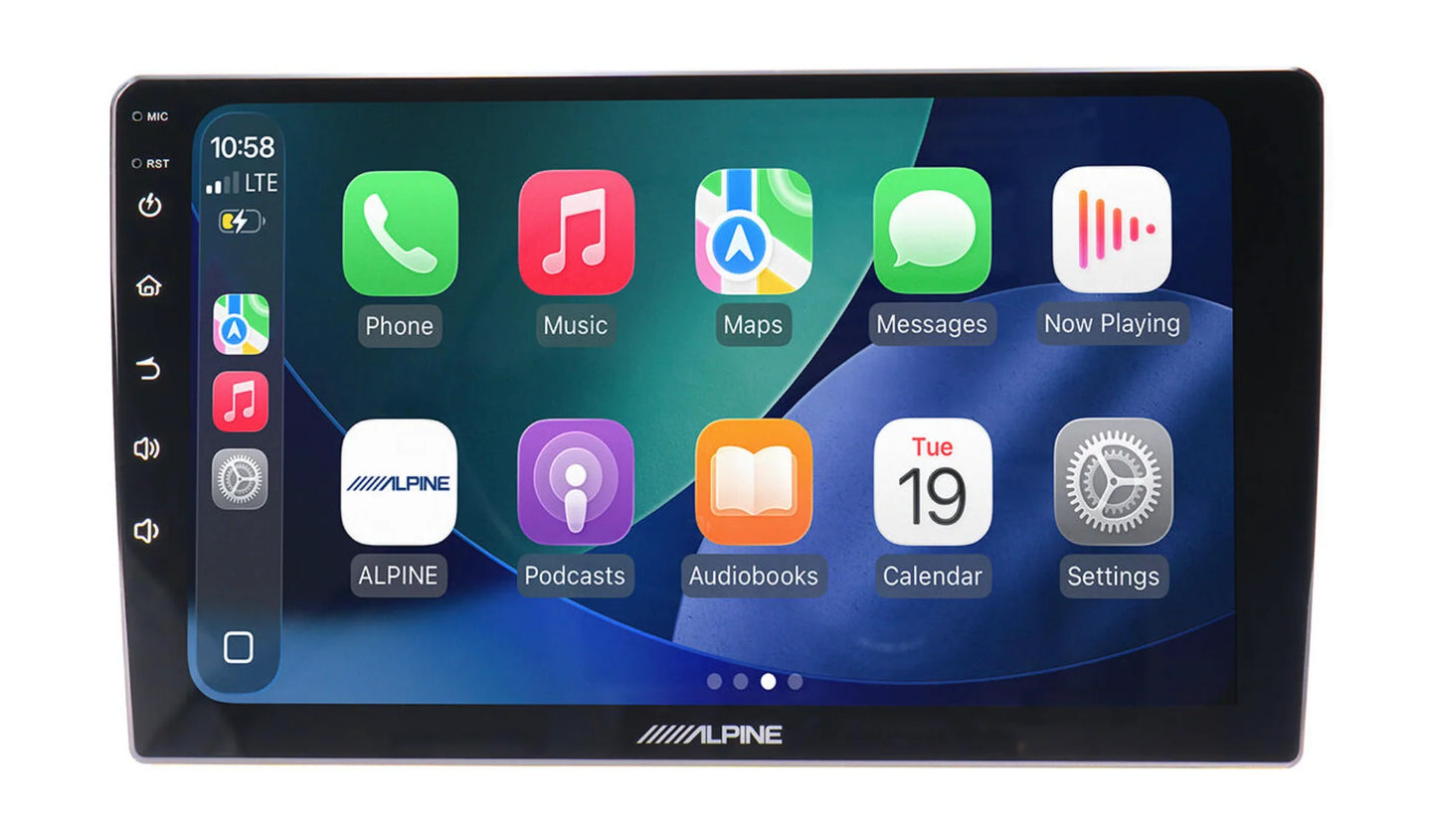 Alpine INE-AX809 - 9" Digital Multimedia Receiver Apple CarPlay Android Auto Hi-Res Audio playback Bluetooth USB & HDMI