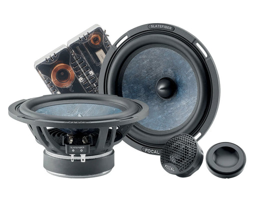Focal Slatefiber 165 SF - 6.5" 2 Way Component Car Speakers 160 W