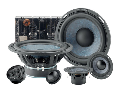 Focal Slatefiber 165 SF3 - 6.5" 3-Way Car Component Speakers