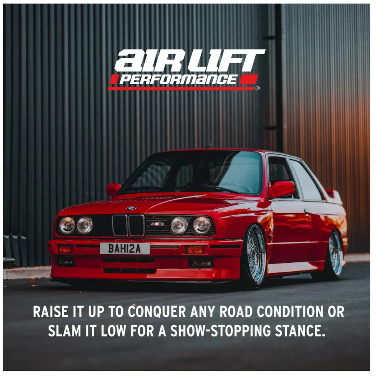 Air Lift 76030 - Performance 51mm Front Air Suspension Strut Kit for BMW 3 Series E30 1986-1993