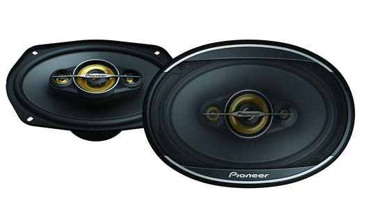 Pioneer TS-A6971F - 6"x9" 4-Way Coaxial Car Shelf Speakers 600W