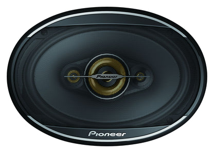 Pioneer TS-A6971F - 6"x9" 4-Way Coaxial Car Shelf Speakers 600W