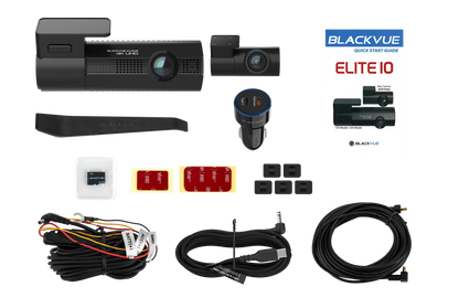 BlackVue ELITE 10 2CH Dash Camera with Dual 4K Ultra HD Recording (Front and Rear)