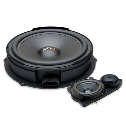 PowerBass OE83T5-VW - 8" 3-Way Component Speaker Upgrade for VW