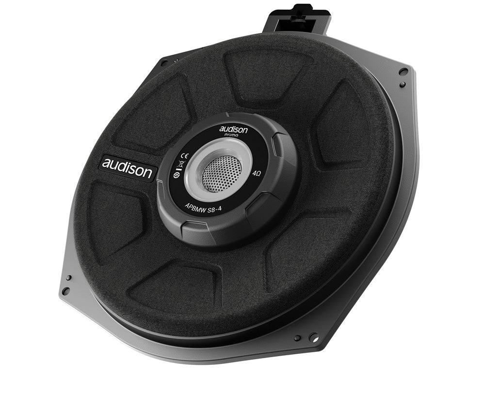 Audison APBMW S8-4 - Prima 8" Under Seat Subwoofer for BMW & Mini Vehicles