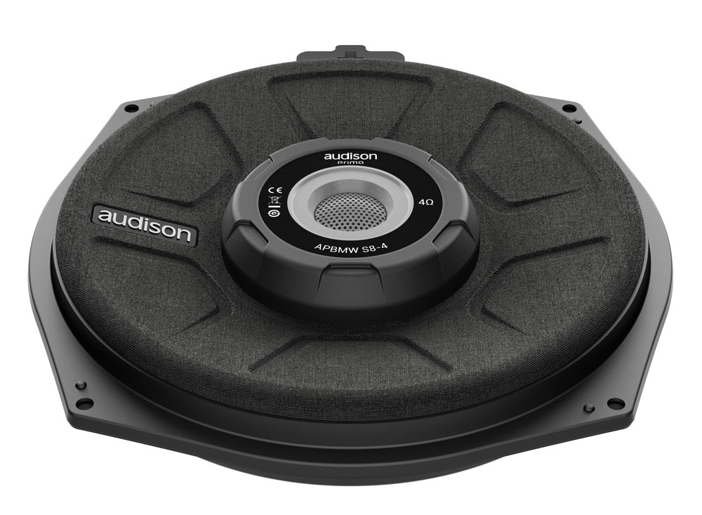 Audison APBMW S8-4 - Prima 8" Under Seat Subwoofer for BMW & Mini Vehicles