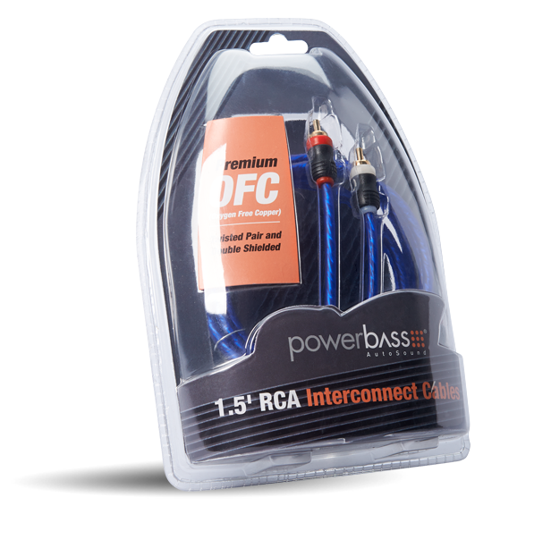 Powerbass ARCA-1.5 1.5' RCA Cables