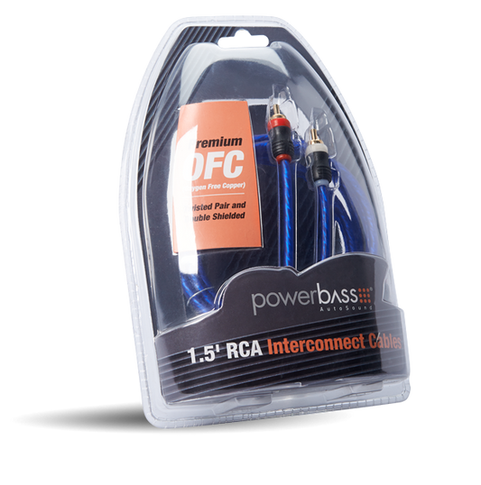 Powerbass ARCA-1.5 1.5' RCA Cables