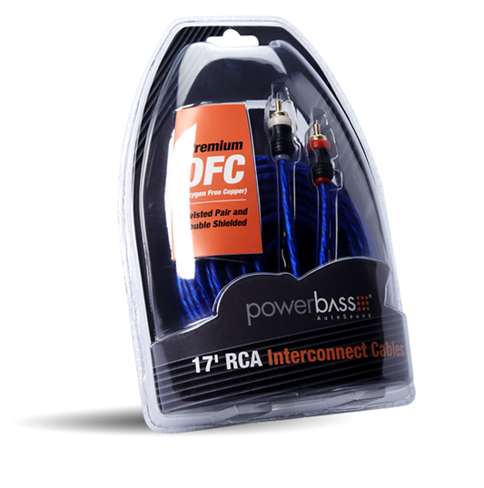 Powerbass ARCA-17 17' RCA Cables