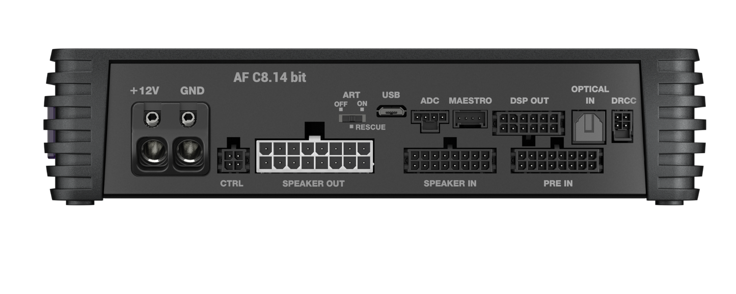 Audison AF C8.14 Bit - Forza 8 Channel Amplifier with 14 Channel DSP Control