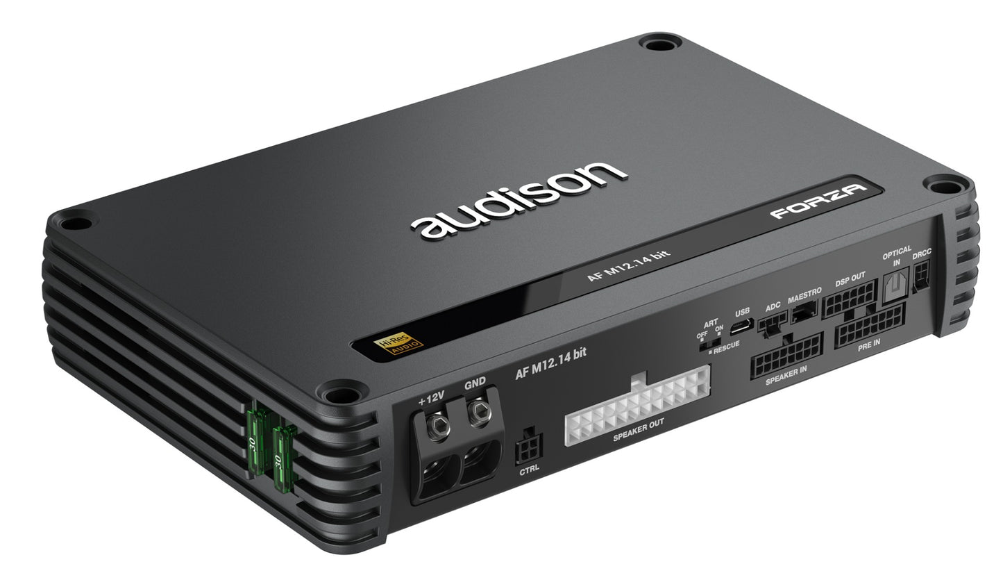 Audison AF M12.14 Bit - Forza 12 Channel Amplifier with 14 Channel DSP Control