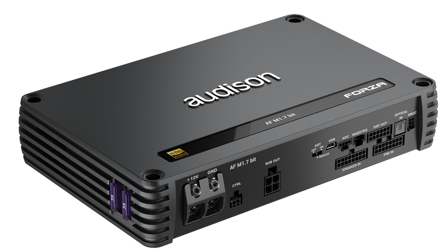 Audison AF M1.7 Bit - Forza Mono Amplifier With 7 Channel DSP Control