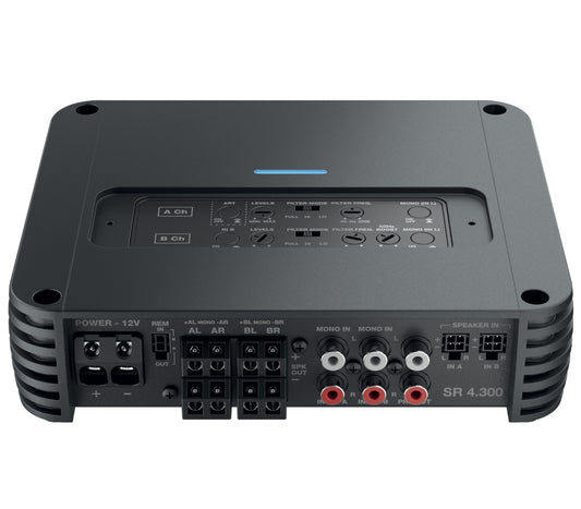 Audison SR 4.300 - 4 Channel Compact Class D Amplifier