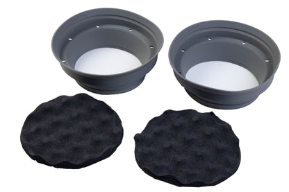Vibe AVASP8-V2 - Adjustable Speaker 8" Baffle Rubber Baffle + Isolator