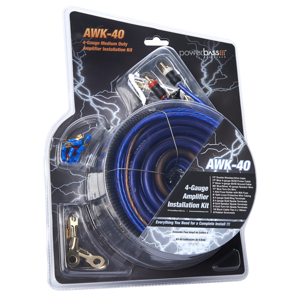 Powerbass AWK-40 4ga Wiring Kit