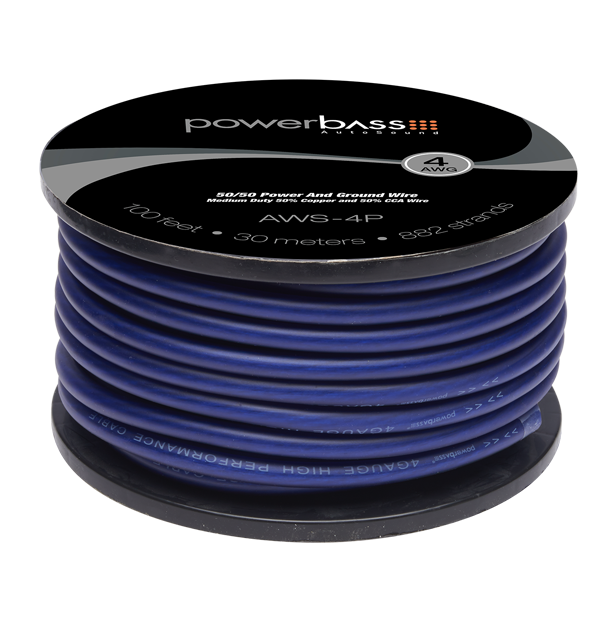 Powerbass AWS-4P 4 AWG Power Wire