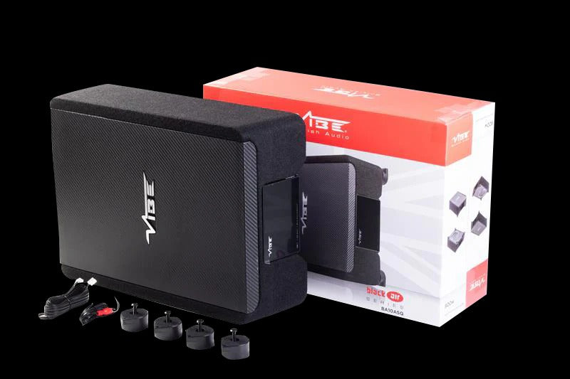 Vibe BA10ASQ-V4 - Black Air 10 inch SQ Active Down Firing Enclosure 900W