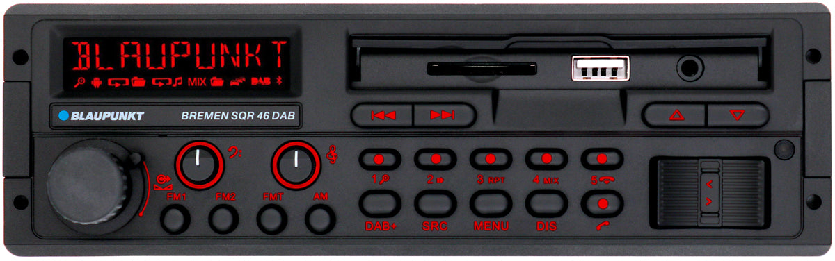 Blaupunkt Bremen SQR 46 DAB - Retro Classic Bluetooth DAB+ USB Stereo