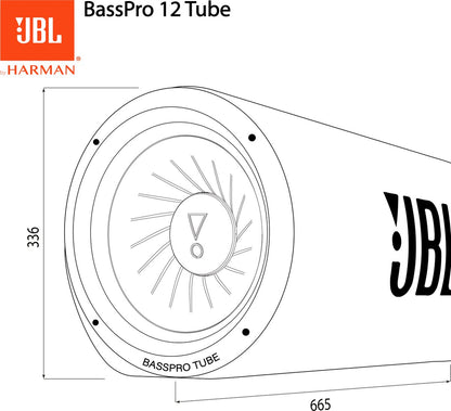JBL Basspro Tube BP12T - 12" Active Bass Tube