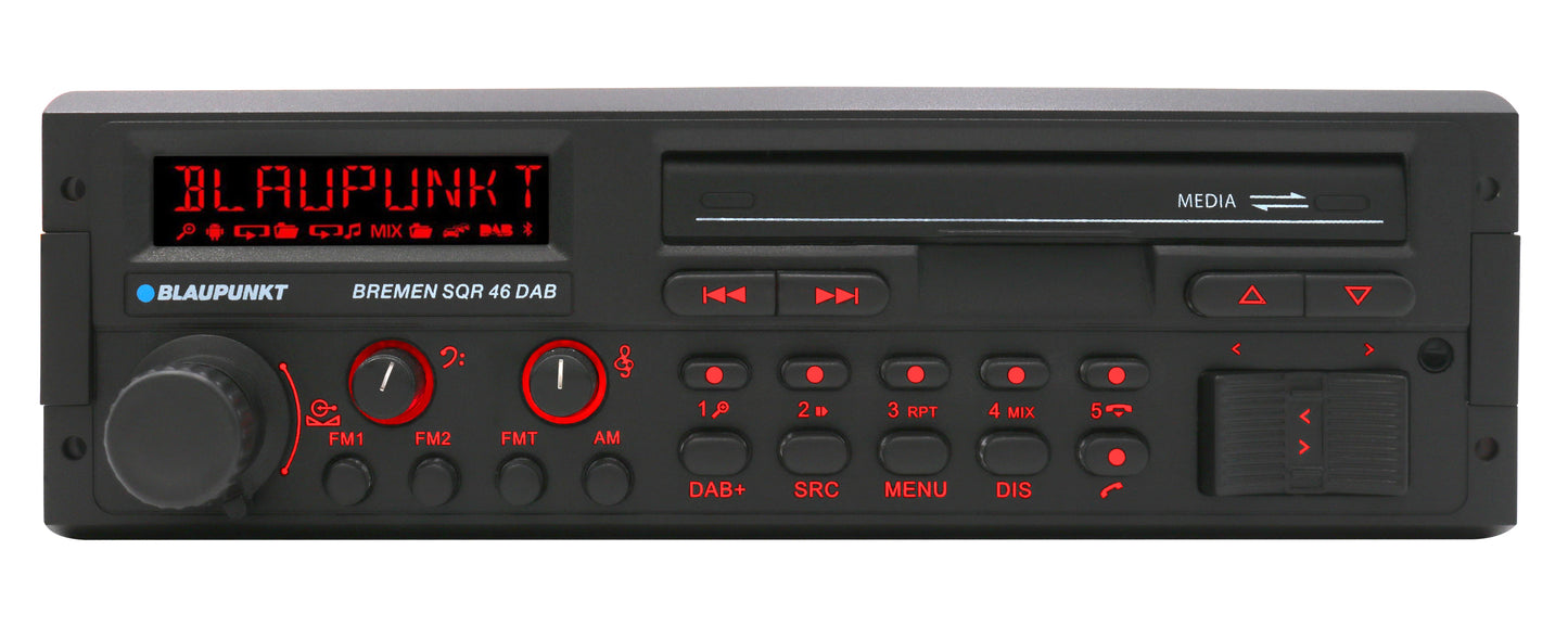 Blaupunkt Bremen SQR 46 DAB - Retro Classic Bluetooth DAB+ USB Stereo
