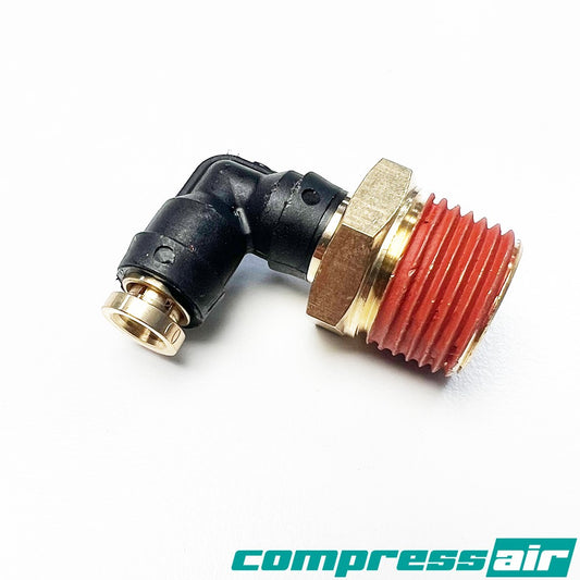 CompressAir Elbow 1/2" MNPT To 1/4" PTC