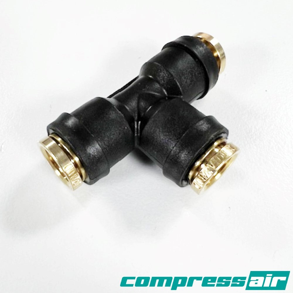 CompressAir CA21277 Union Tee - 1/4” - 1/4” DOT APPROVED
