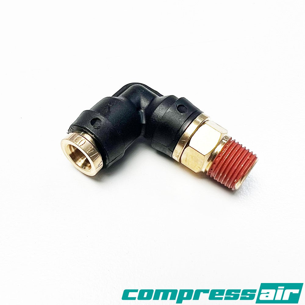 CompressAir Elbow 1/8" MNPT To 1/4" PTC