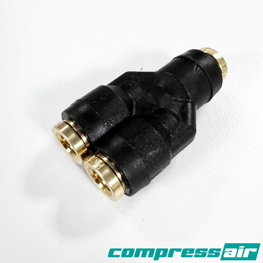CompressAir CA21380 Union Y - 1/4” - 1/4” DOT APPROVED
