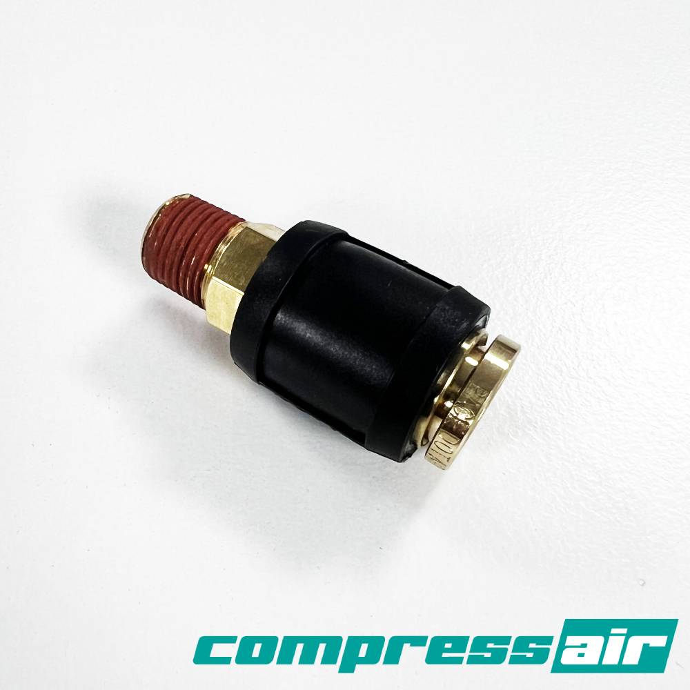 Compressair CA21850 - Straight Male 1/8" MNPT - 3/8" PTC Dot Approved