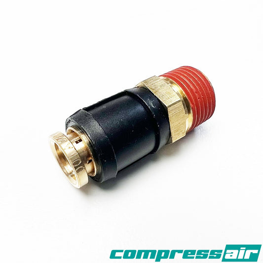 CompressAir Straight 3/8" MNPT To 3/8" PTC