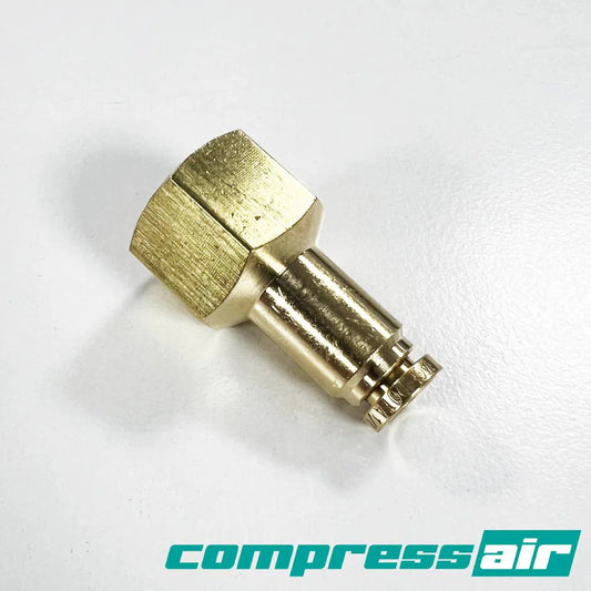 CompressAir CA21871 - Straight Female 3/8" FNPT - 1/4" PTC Dot Approved