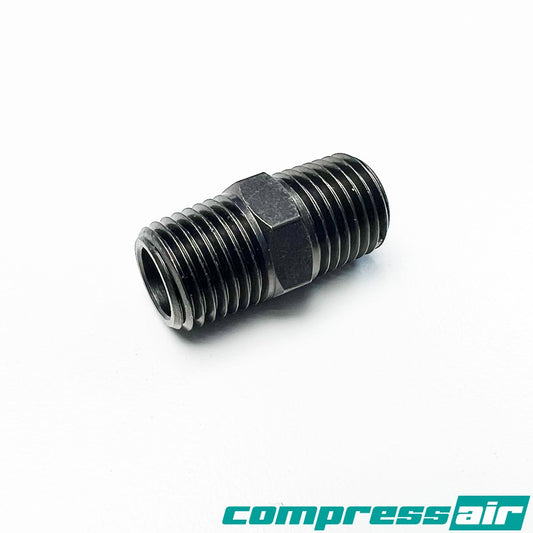CompressAir Nipple 1/4" MNPT To 1/4" MNPT