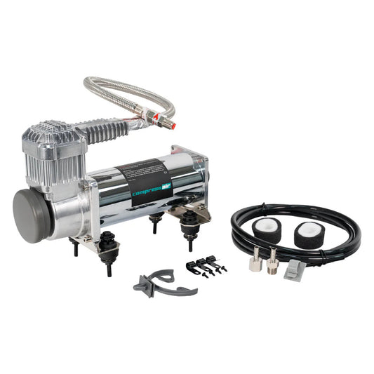 CompressAir CA444-S - Air Compressor With Reduced Vibration Chrome