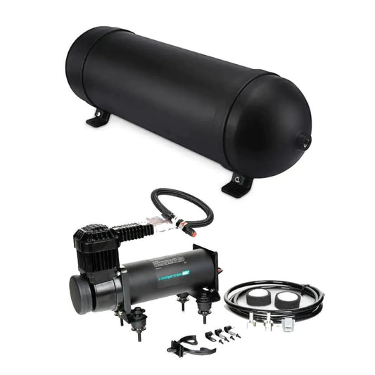 Compressair 3 Gallon Seamless Tank with CA444 Black Compressor Including Hardware
