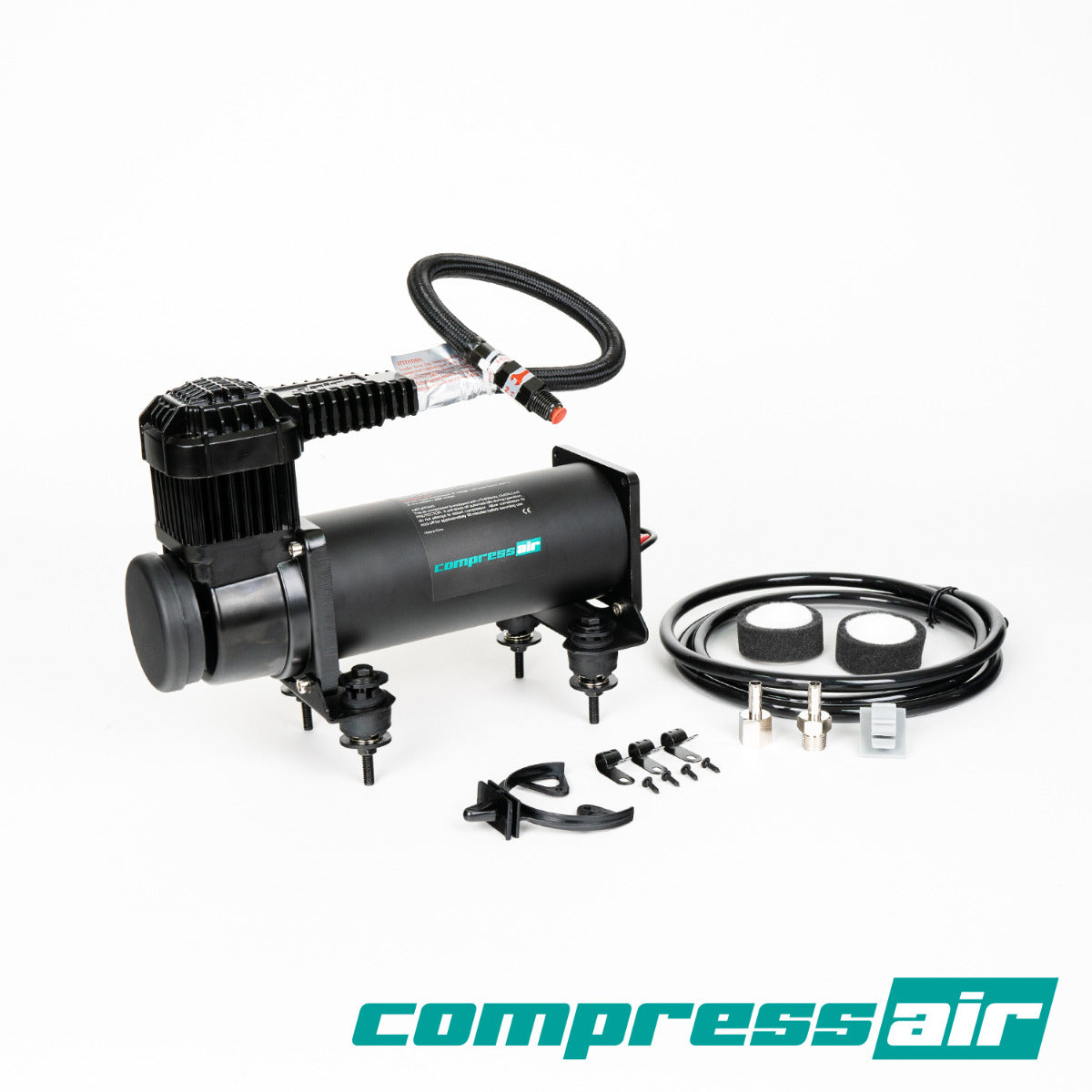 Air Compressor With Reduced Vibration Satin Black